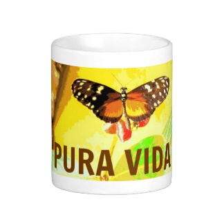 Costa Rica Butterfly Coffee Mug